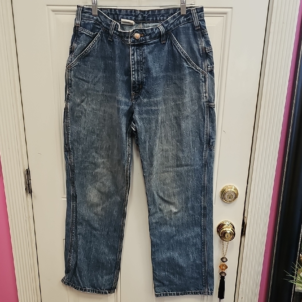 Carhartt, Relaxed, Blue, Jeans, Classic, Work, Denim, Cotton, Farm, Classic